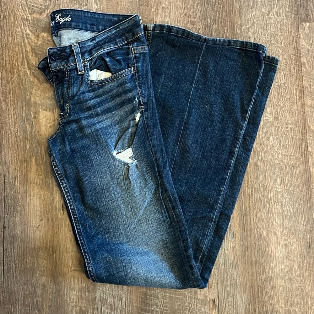 AE Hipster Jeans. Sz 6 x-long.